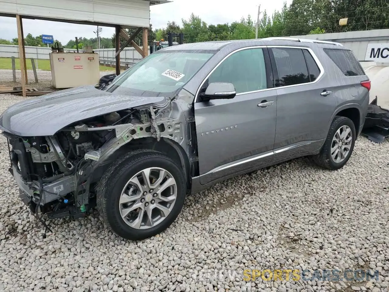 1 Photograph of a damaged car 1GNERKKW1LJ302248 CHEVROLET TRAVERSE 2020