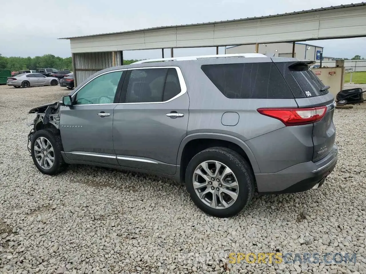 2 Photograph of a damaged car 1GNERKKW1LJ302248 CHEVROLET TRAVERSE 2020