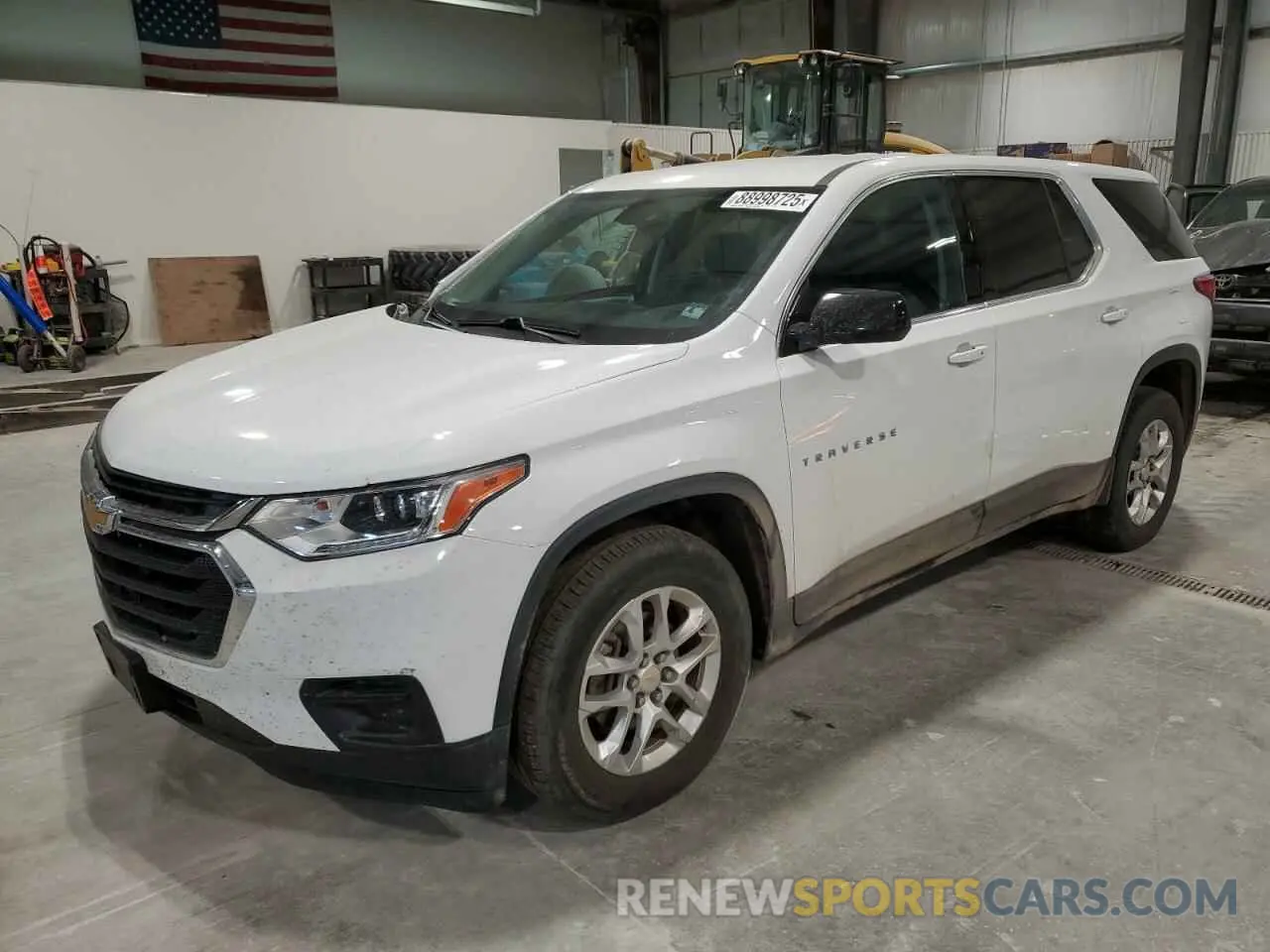 1 Photograph of a damaged car 1GNEVFKW1LJ125185 CHEVROLET TRAVERSE 2020