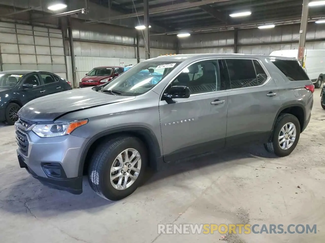 1 Photograph of a damaged car 1GNEVFKW1LJ261798 CHEVROLET TRAVERSE 2020