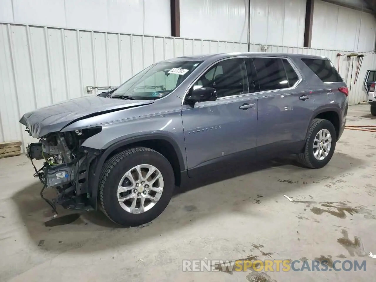 1 Photograph of a damaged car 1GNEVFKW4LJ167902 CHEVROLET TRAVERSE 2020
