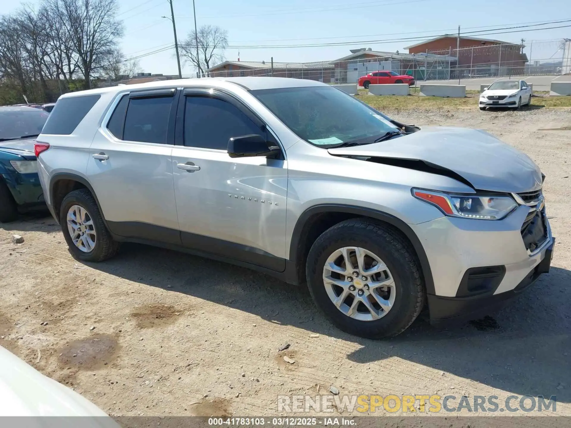 13 Photograph of a damaged car 1GNEVFKW8LJ217698 CHEVROLET TRAVERSE 2020