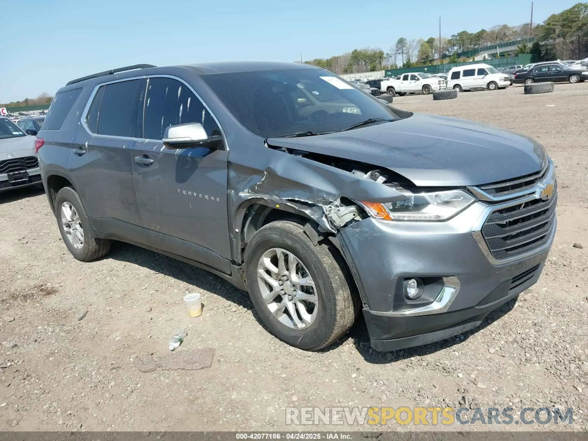 1 Photograph of a damaged car 1GNEVGKW3LJ309209 CHEVROLET TRAVERSE 2020