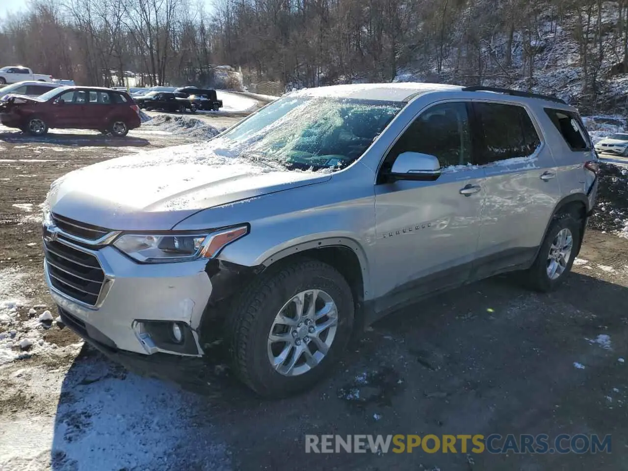 1 Photograph of a damaged car 1GNEVGKW3LJ328584 CHEVROLET TRAVERSE 2020