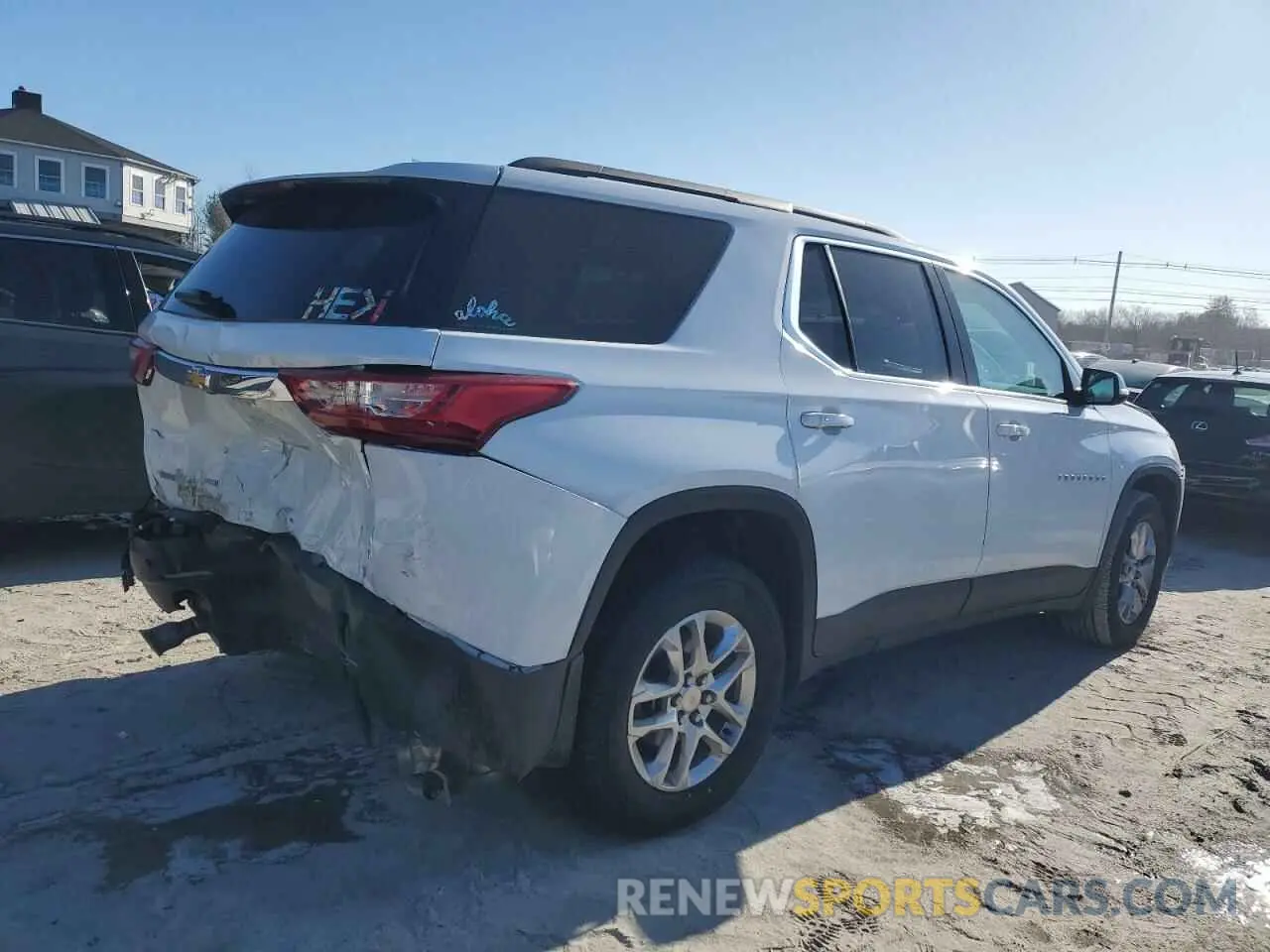 3 Photograph of a damaged car 1GNEVGKW5LJ185069 CHEVROLET TRAVERSE 2020