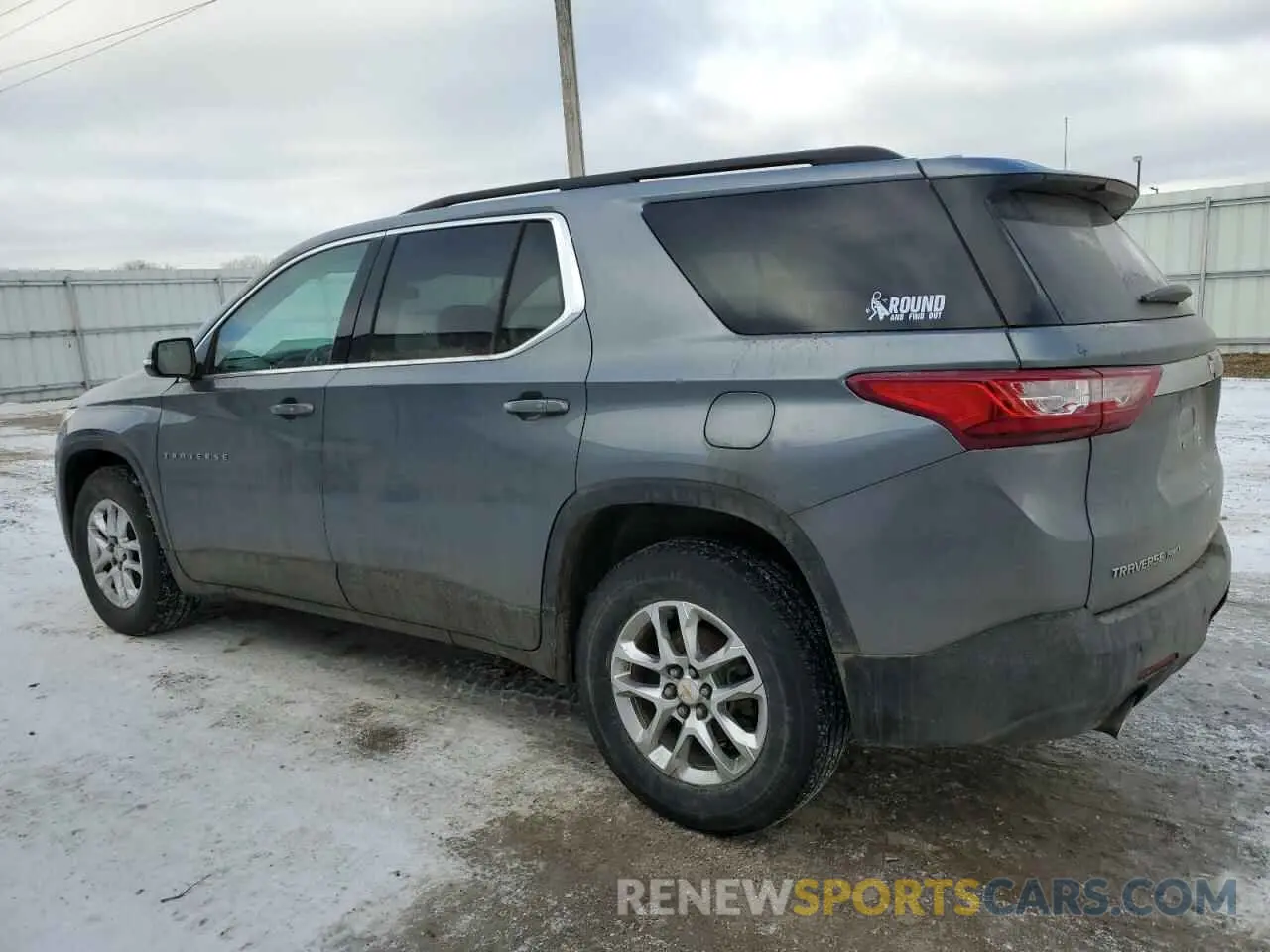 2 Photograph of a damaged car 1GNEVGKW6LJ263973 CHEVROLET TRAVERSE 2020