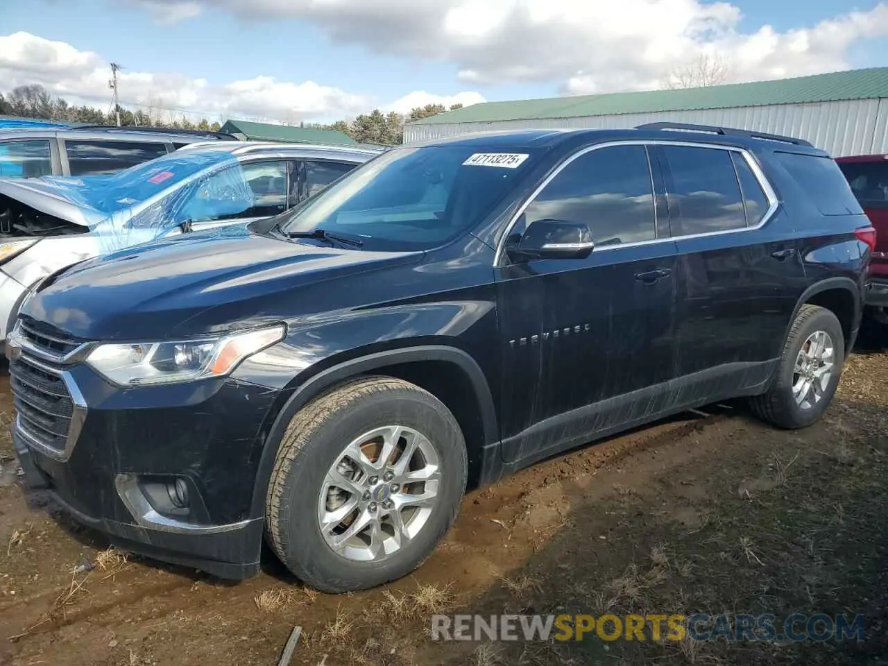 1 Photograph of a damaged car 1GNEVGKWXLJ313838 CHEVROLET TRAVERSE 2020