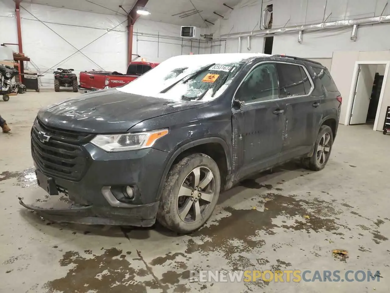 1 Photograph of a damaged car 1GNEVHKW2LJ180241 CHEVROLET TRAVERSE 2020