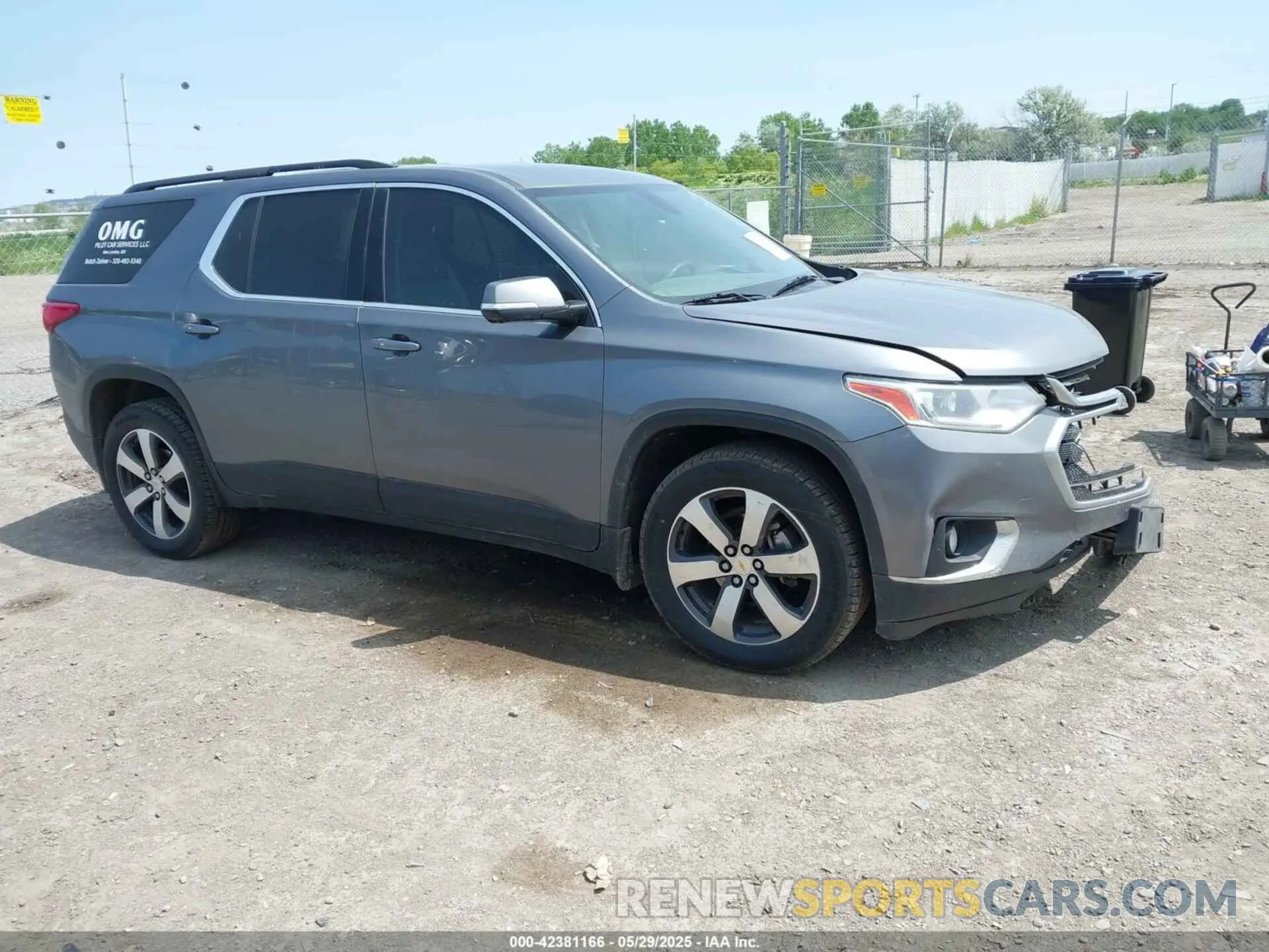 1 Photograph of a damaged car 1GNEVHKW4LJ144745 CHEVROLET TRAVERSE 2020