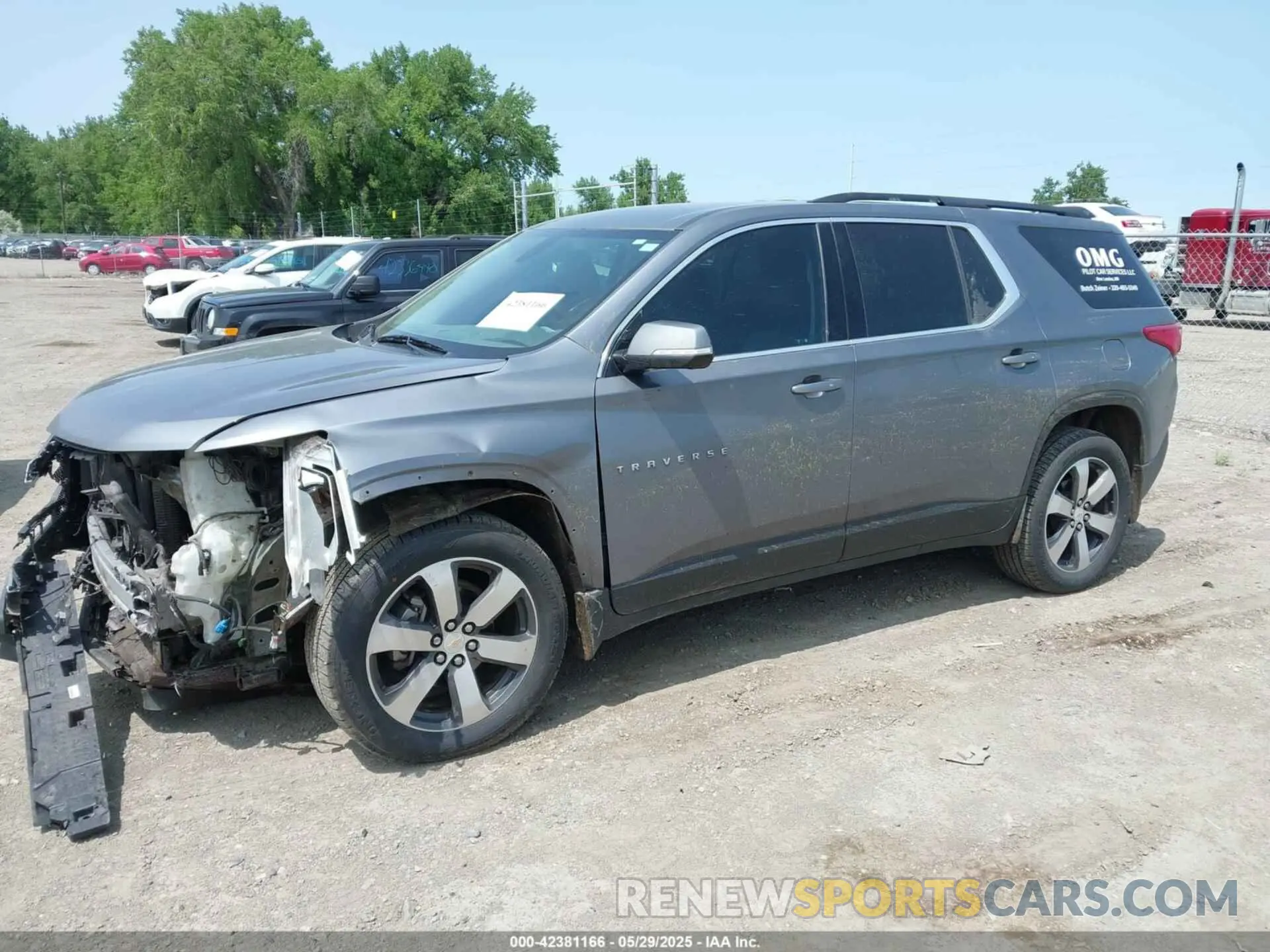 2 Photograph of a damaged car 1GNEVHKW4LJ144745 CHEVROLET TRAVERSE 2020