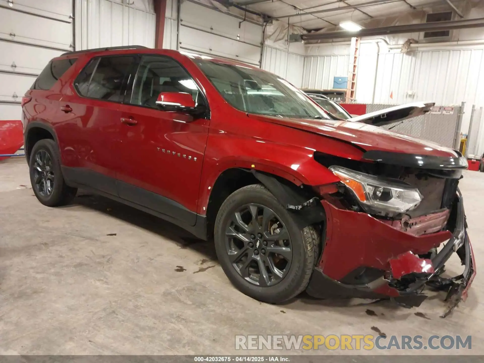 1 Photograph of a damaged car 1GNEVJKWXLJ253198 CHEVROLET TRAVERSE 2020
