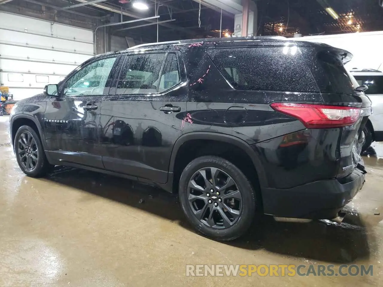 2 Photograph of a damaged car 1GNEVJKWXLJ292213 CHEVROLET TRAVERSE 2020