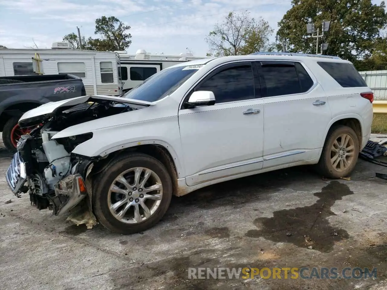 1 Photograph of a damaged car 1GNEVNKW3LJ157274 CHEVROLET TRAVERSE 2020