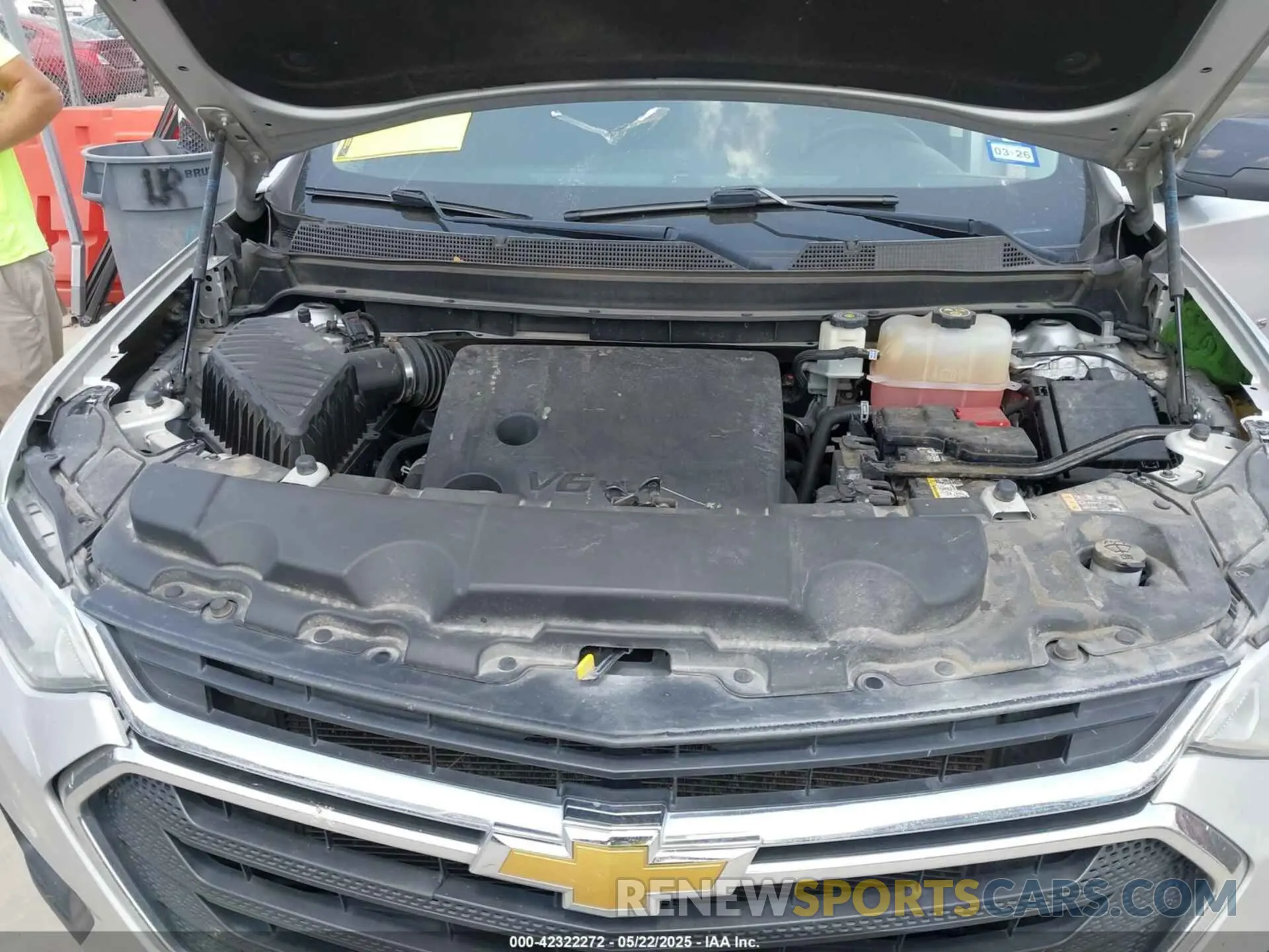 10 Photograph of a damaged car 1GNERFKW0MJ114605 CHEVROLET TRAVERSE 2021