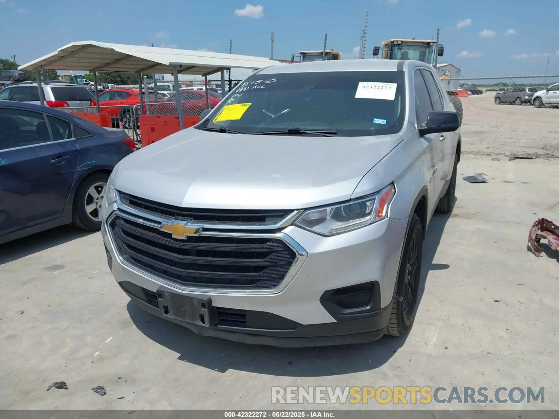 2 Photograph of a damaged car 1GNERFKW0MJ114605 CHEVROLET TRAVERSE 2021