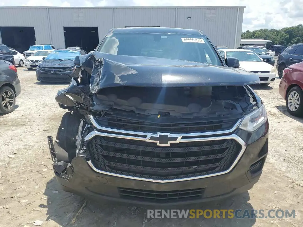 5 Photograph of a damaged car 1GNERFKW0MJ129296 CHEVROLET TRAVERSE 2021