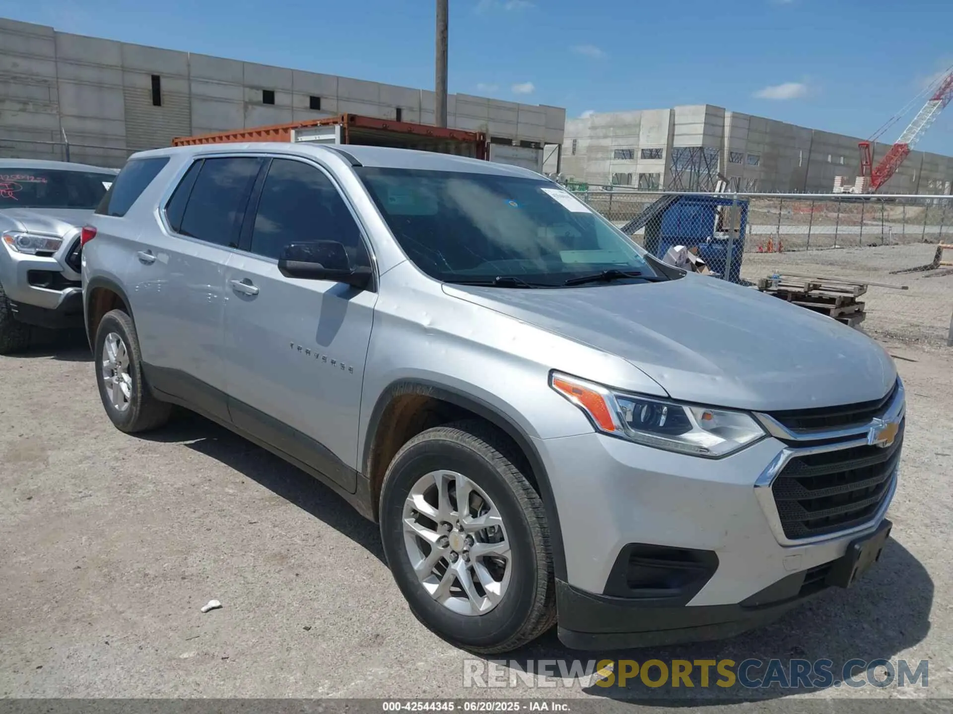 1 Photograph of a damaged car 1GNERFKW0MJ139715 CHEVROLET TRAVERSE 2021