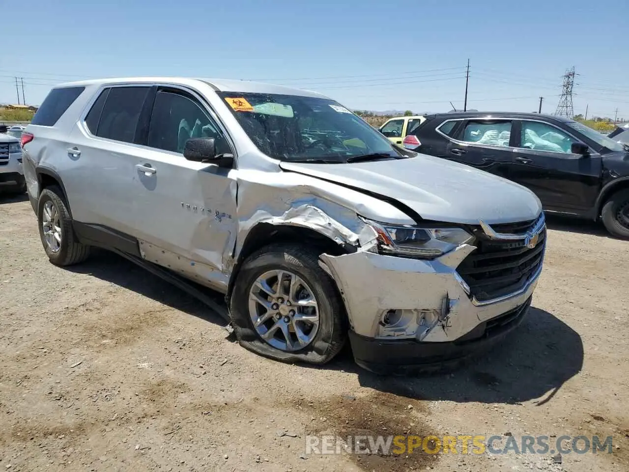 4 Photograph of a damaged car 1GNERFKW0MJ168423 CHEVROLET TRAVERSE 2021