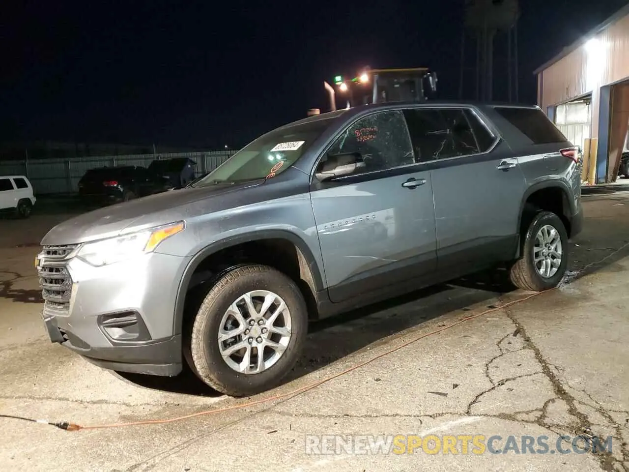 1 Photograph of a damaged car 1GNERFKW0MJ170821 CHEVROLET TRAVERSE 2021