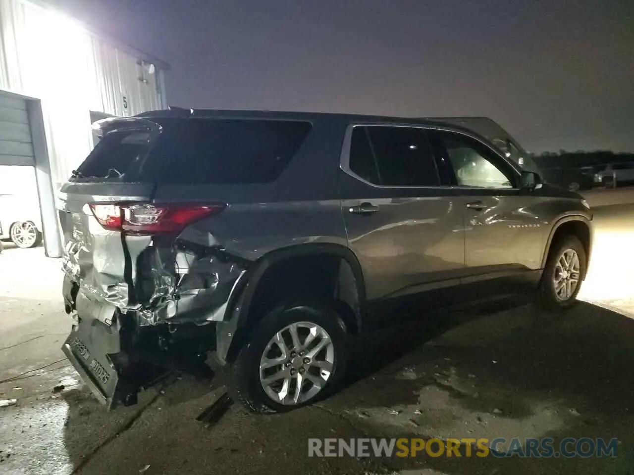 3 Photograph of a damaged car 1GNERFKW0MJ170821 CHEVROLET TRAVERSE 2021