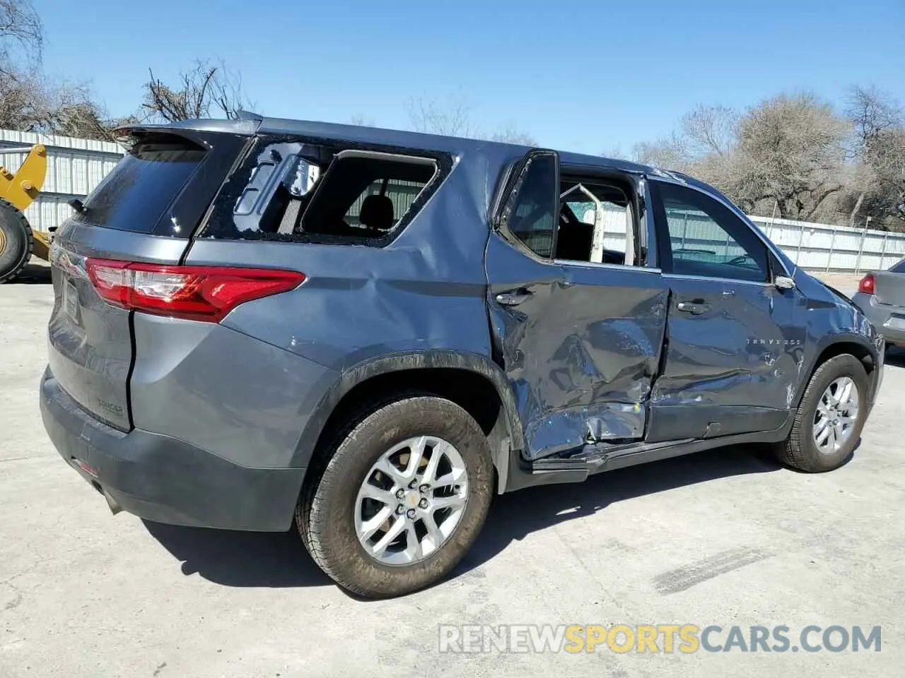 3 Photograph of a damaged car 1GNERFKW0MJ212971 CHEVROLET TRAVERSE 2021