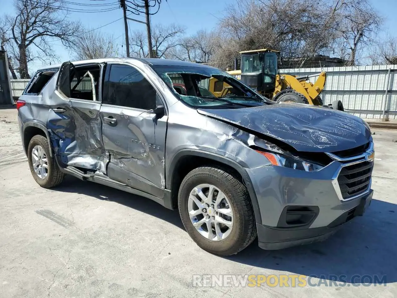 4 Photograph of a damaged car 1GNERFKW0MJ212971 CHEVROLET TRAVERSE 2021