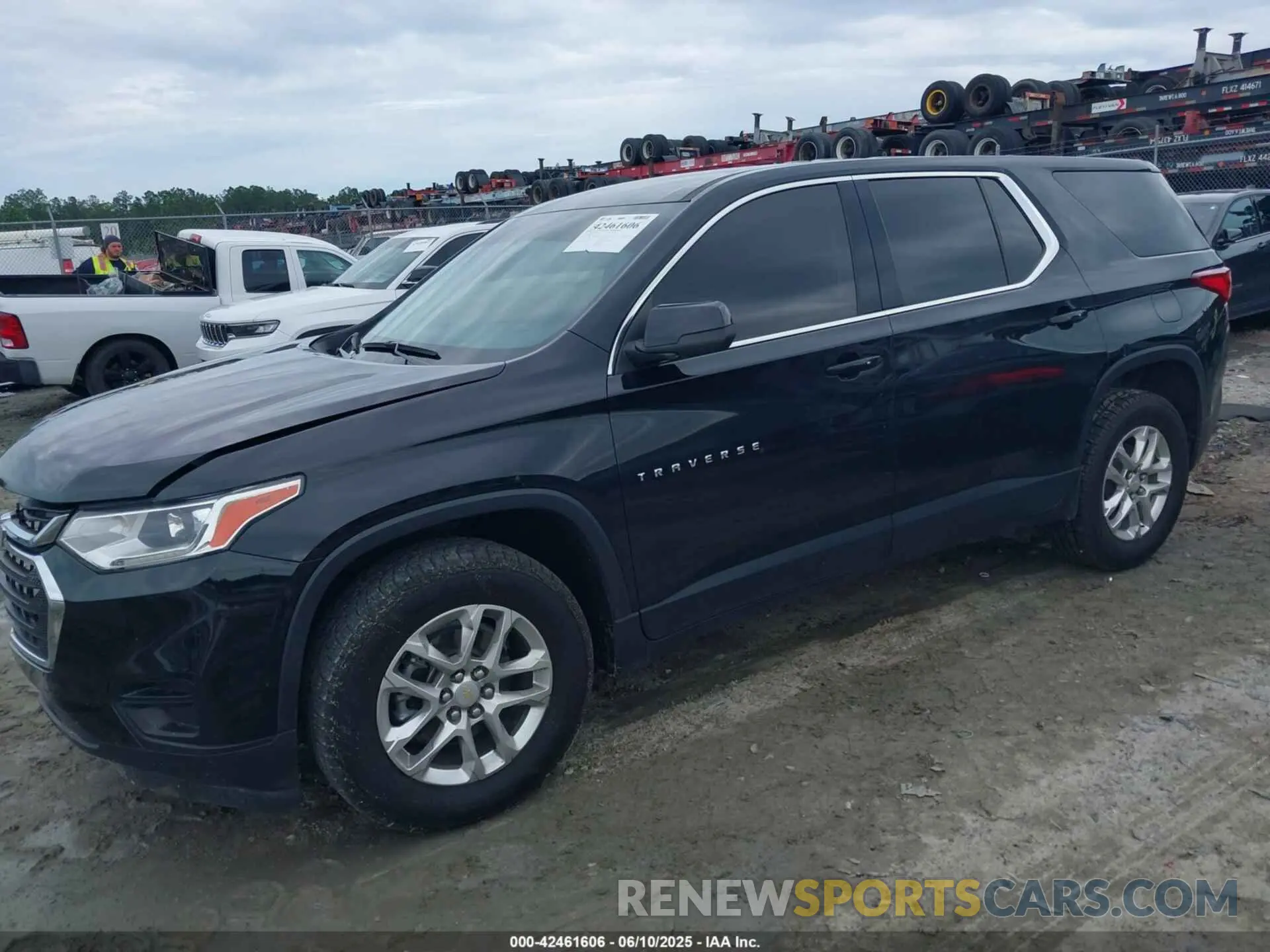 2 Photograph of a damaged car 1GNERFKW0MJ244559 CHEVROLET TRAVERSE 2021