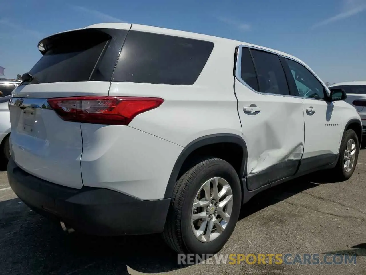 3 Photograph of a damaged car 1GNERFKW1MJ110076 CHEVROLET TRAVERSE 2021