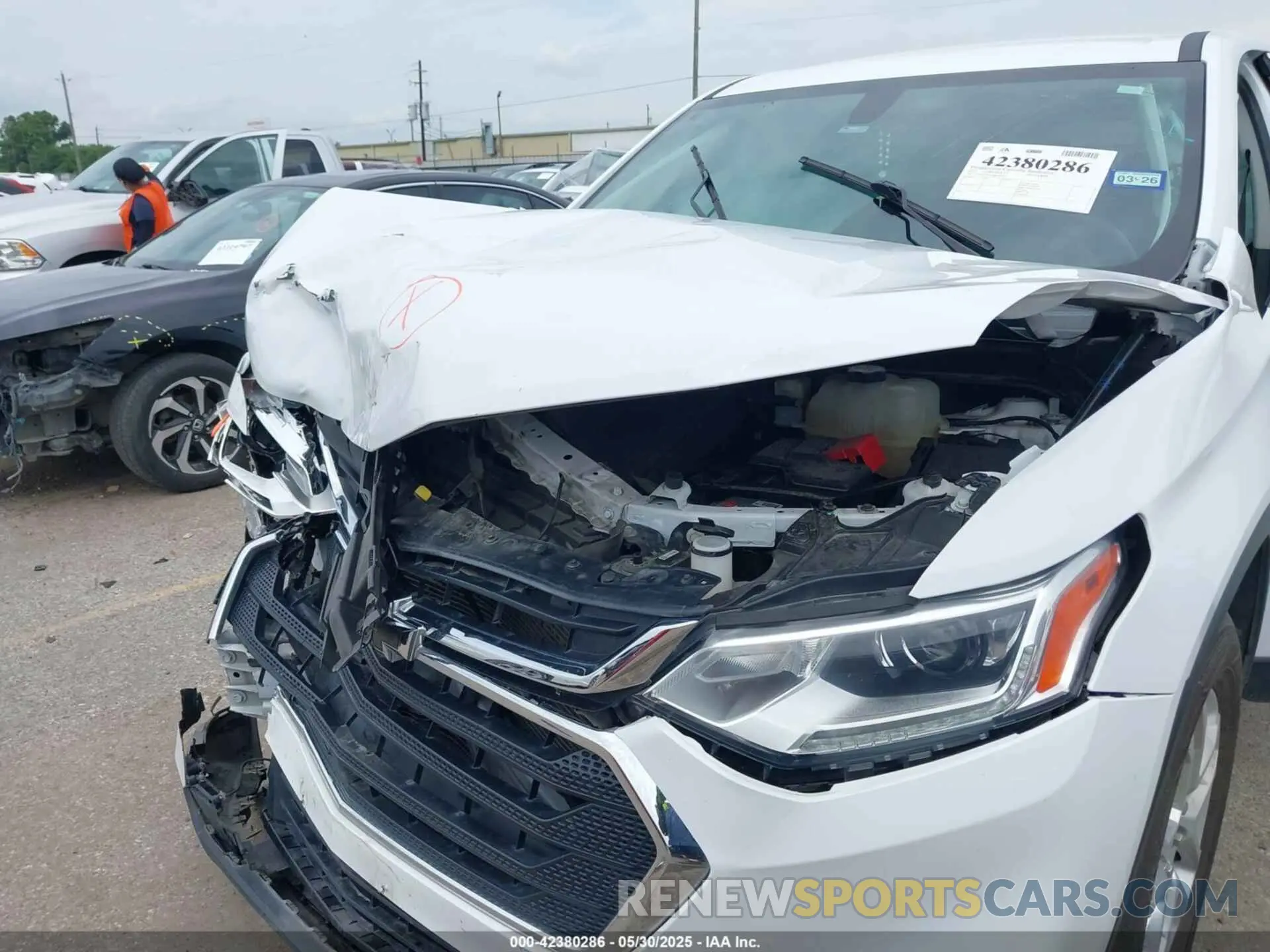 6 Photograph of a damaged car 1GNERFKW1MJ136984 CHEVROLET TRAVERSE 2021