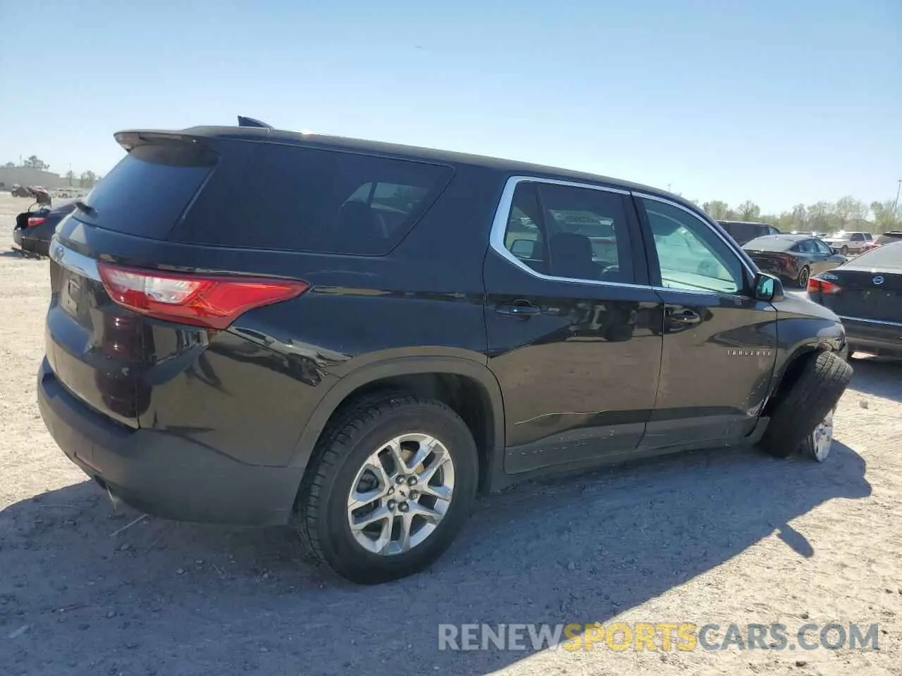 3 Photograph of a damaged car 1GNERFKW1MJ242528 CHEVROLET TRAVERSE 2021