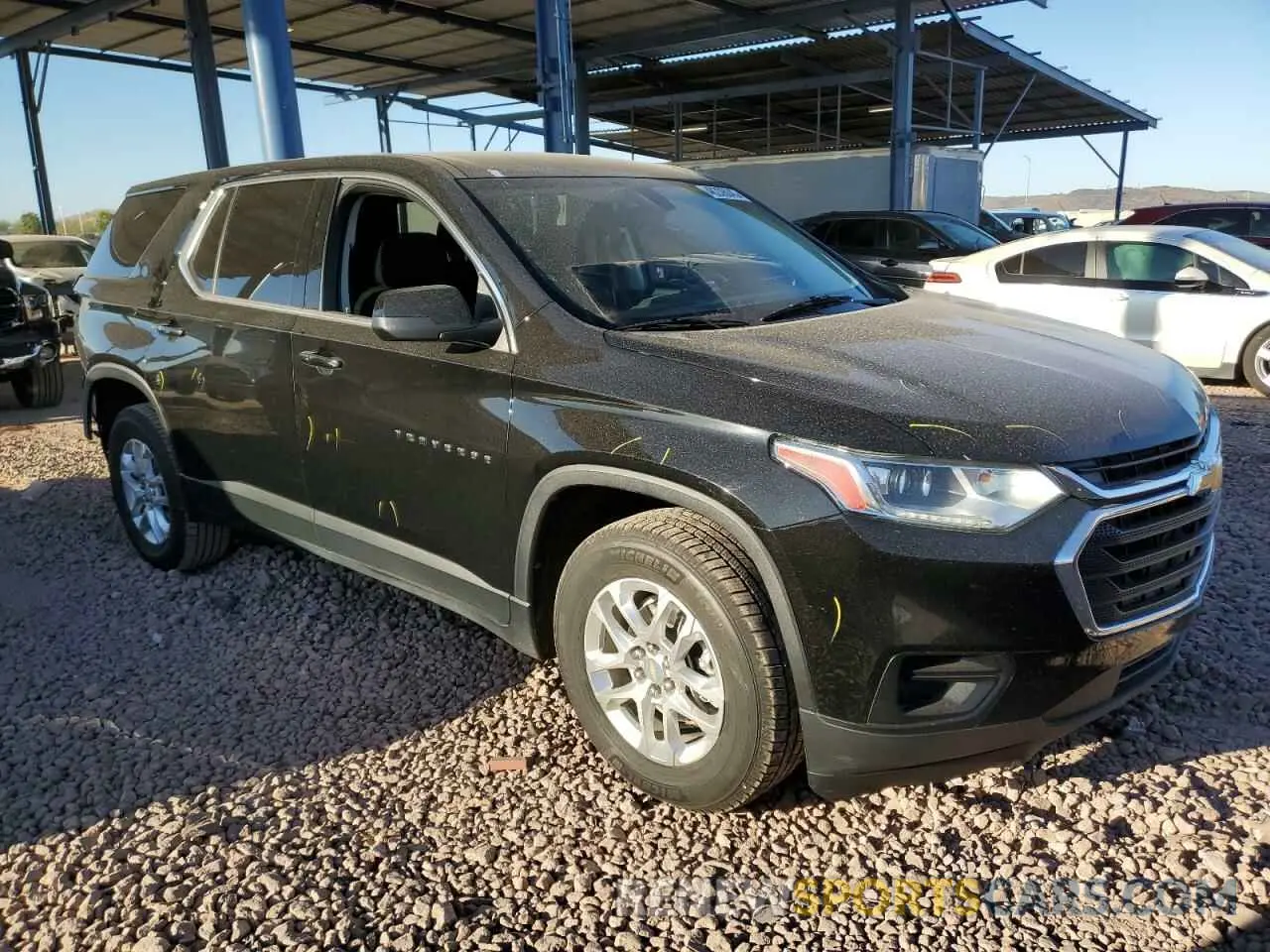 4 Photograph of a damaged car 1GNERFKW1MJ242660 CHEVROLET TRAVERSE 2021