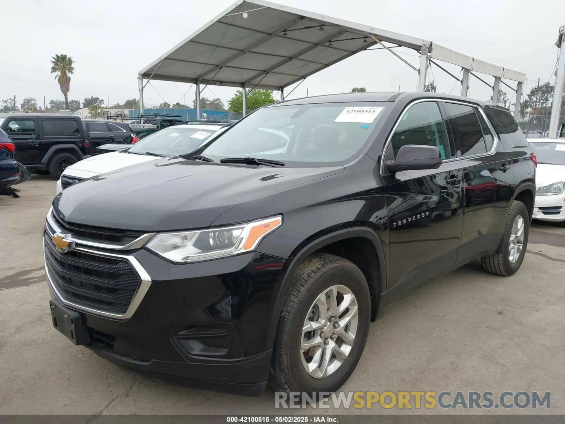 2 Photograph of a damaged car 1GNERFKW1MJ264769 CHEVROLET TRAVERSE 2021