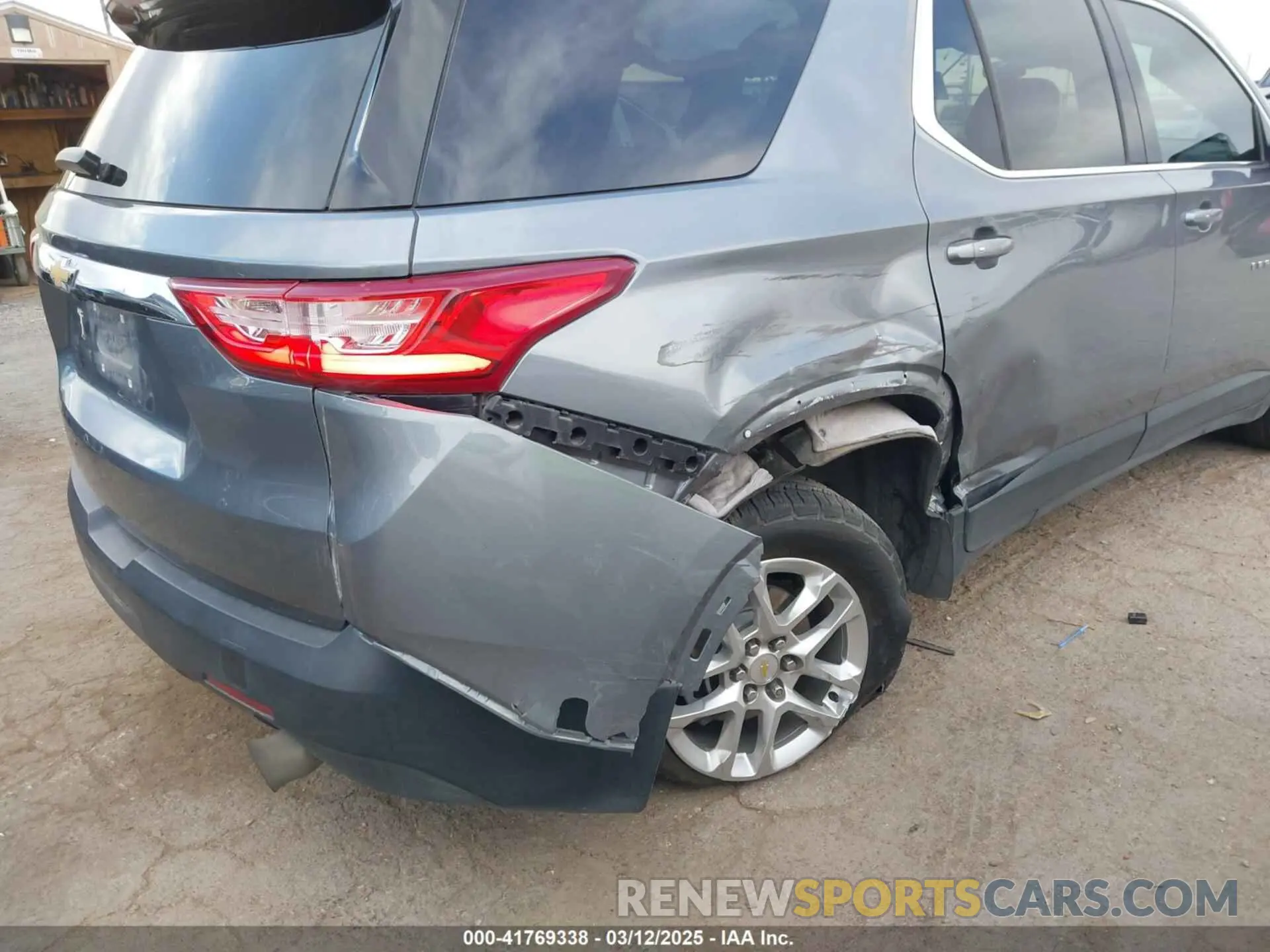 6 Photograph of a damaged car 1GNERFKW2MJ201129 CHEVROLET TRAVERSE 2021