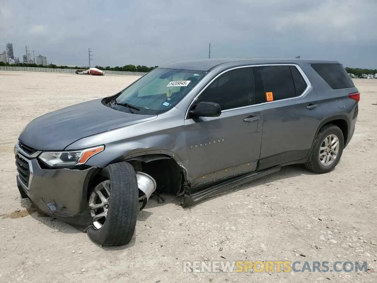 1 Photograph of a damaged car 1GNERFKW3MJ108622 CHEVROLET TRAVERSE 2021