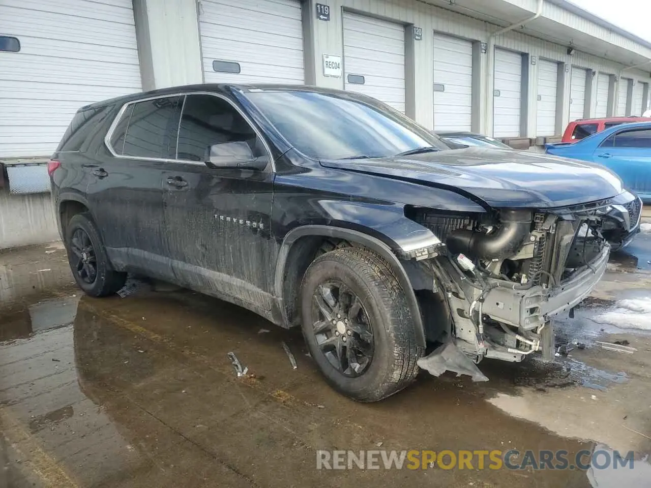 4 Photograph of a damaged car 1GNERFKW3MJ226931 CHEVROLET TRAVERSE 2021