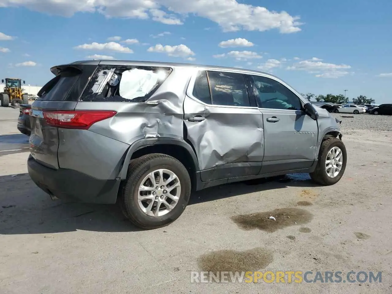 3 Photograph of a damaged car 1GNERFKW4MJ206011 CHEVROLET TRAVERSE 2021