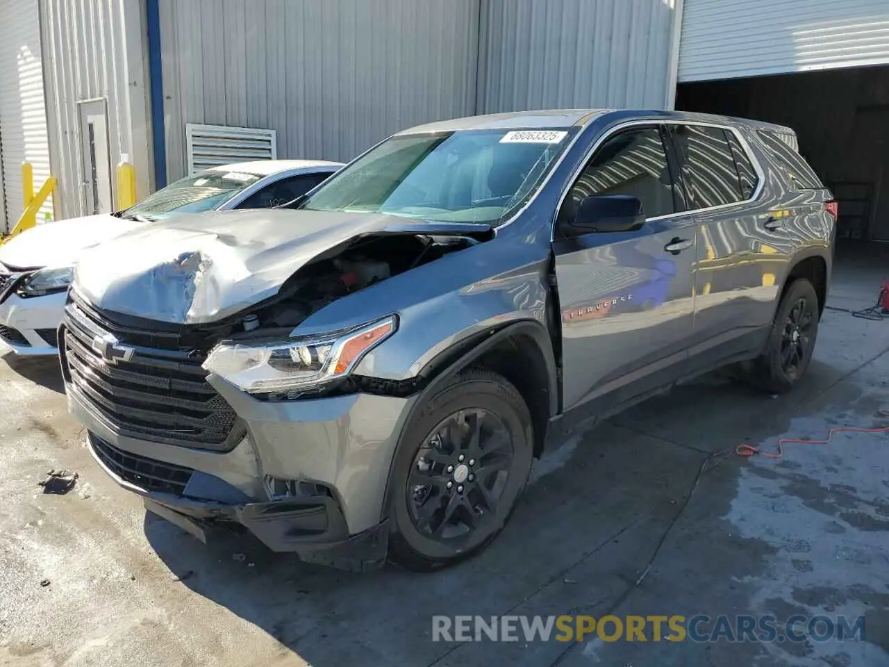 1 Photograph of a damaged car 1GNERFKW4MJ245004 CHEVROLET TRAVERSE 2021