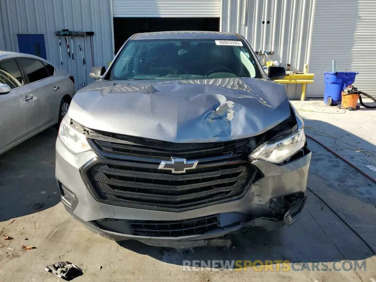 5 Photograph of a damaged car 1GNERFKW4MJ245004 CHEVROLET TRAVERSE 2021