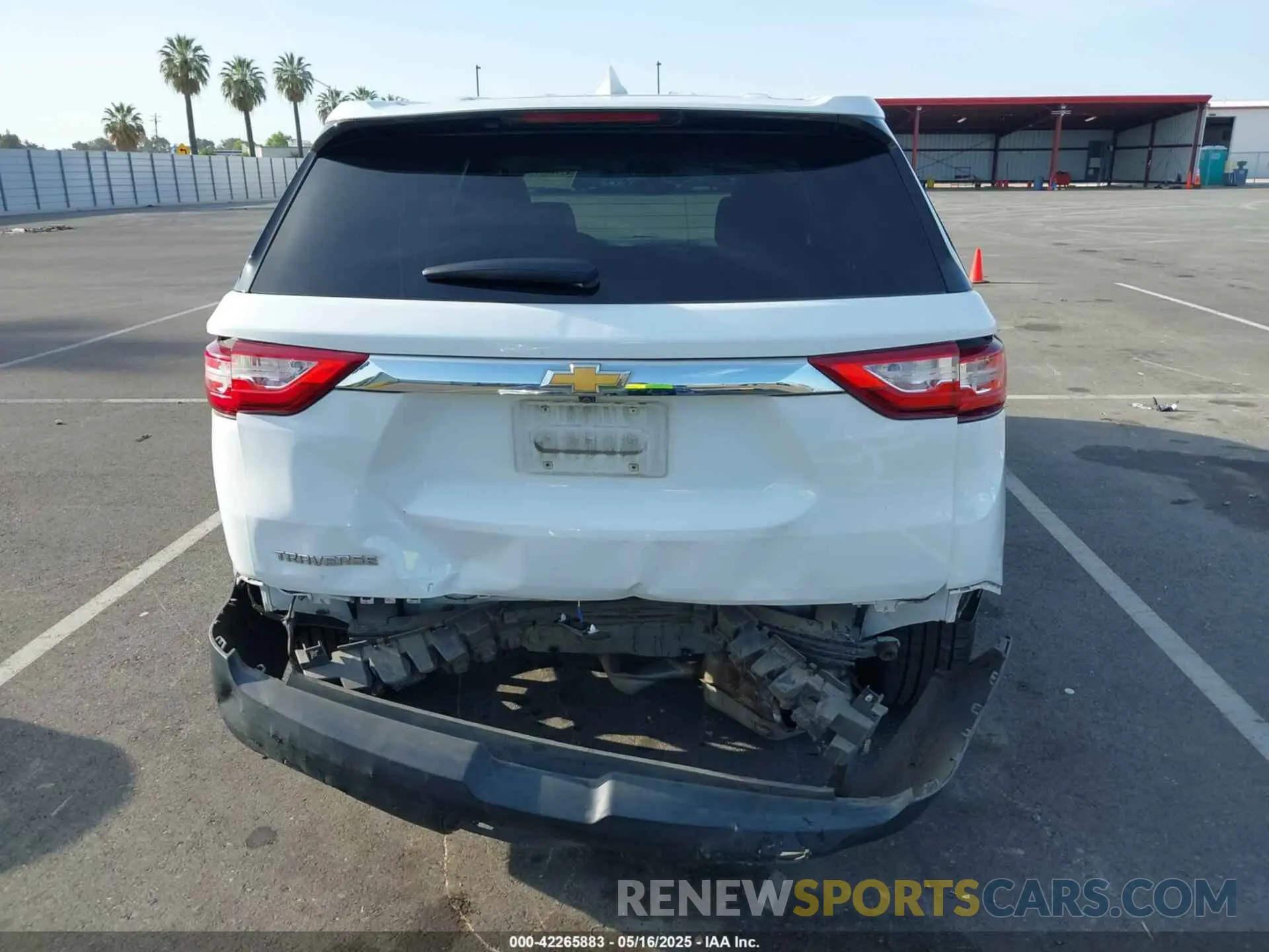 16 Photograph of a damaged car 1GNERFKW5MJ182754 CHEVROLET TRAVERSE 2021