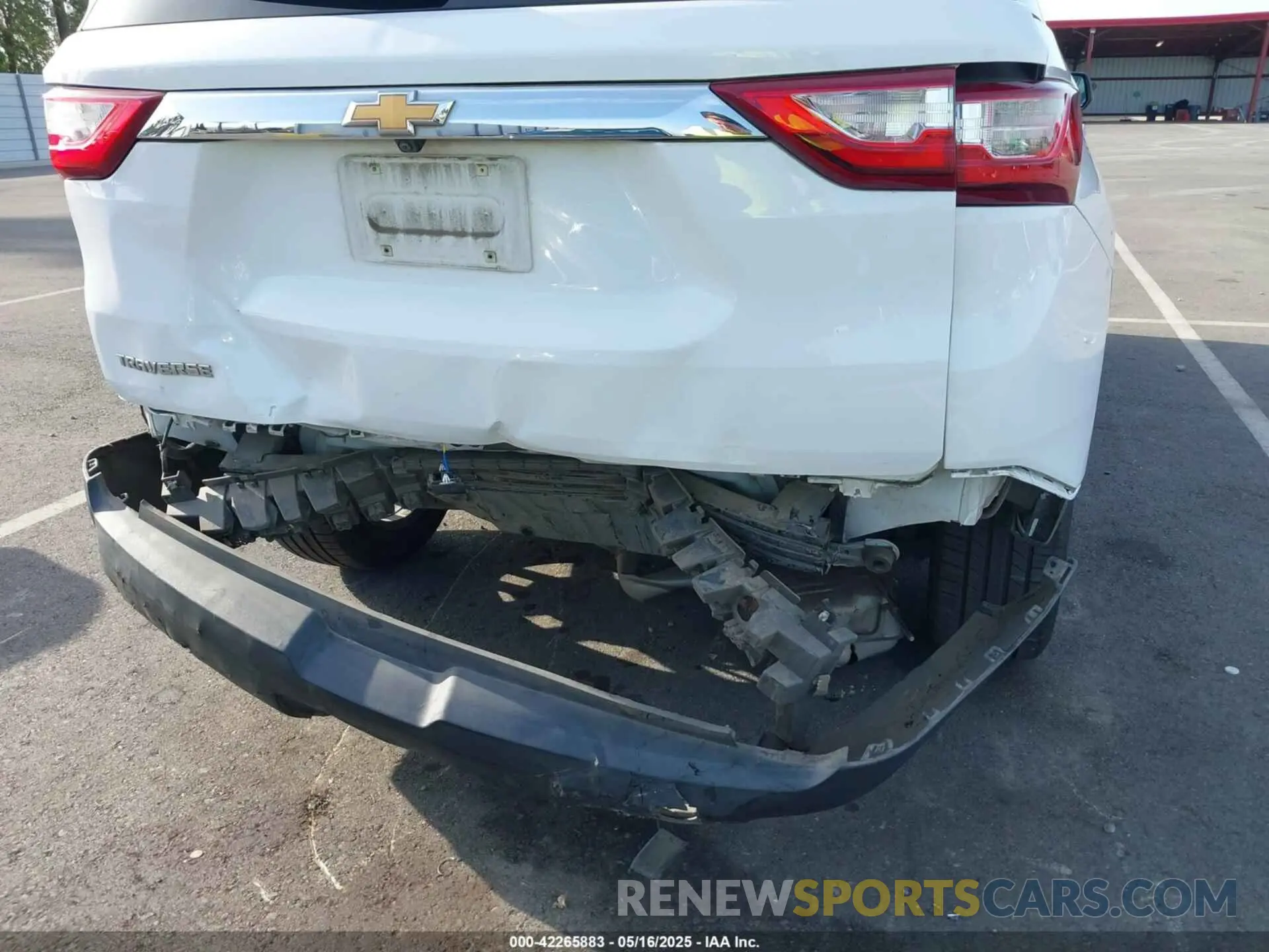 6 Photograph of a damaged car 1GNERFKW5MJ182754 CHEVROLET TRAVERSE 2021