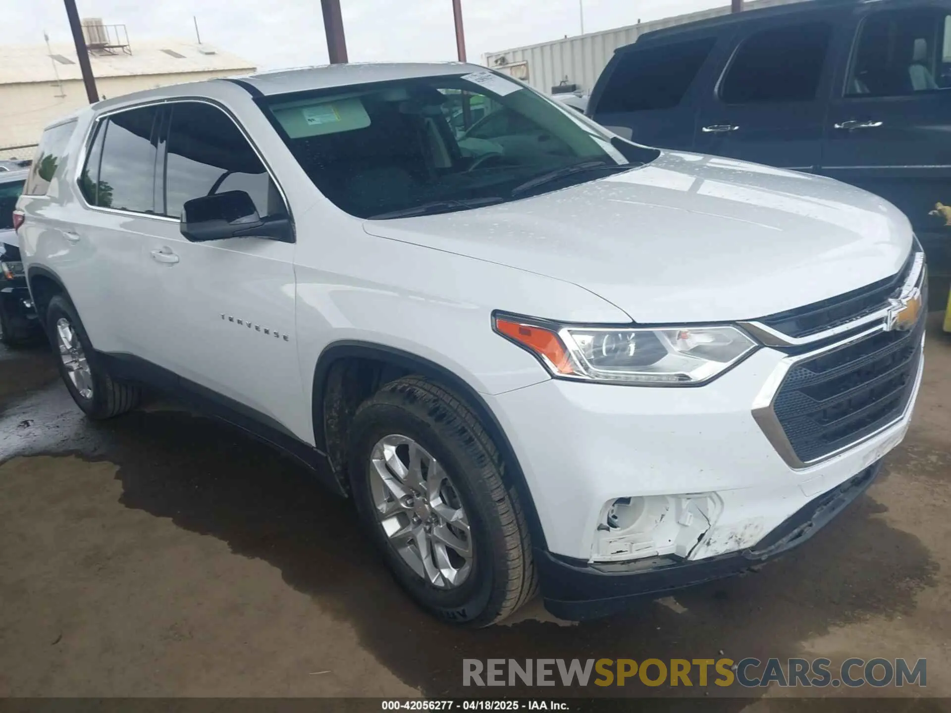 1 Photograph of a damaged car 1GNERFKW5MJ197111 CHEVROLET TRAVERSE 2021