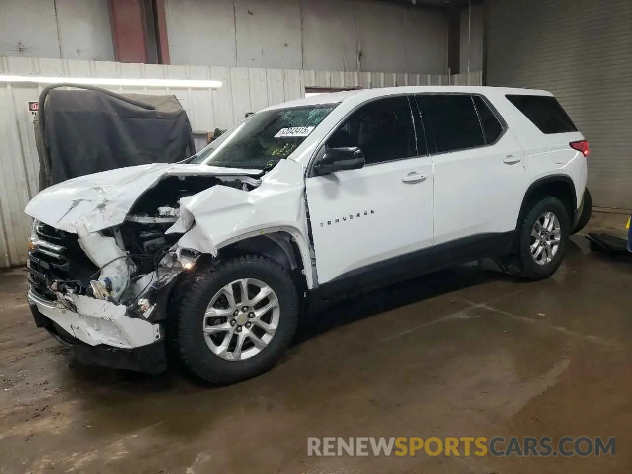1 Photograph of a damaged car 1GNERFKW5MJ208172 CHEVROLET TRAVERSE 2021