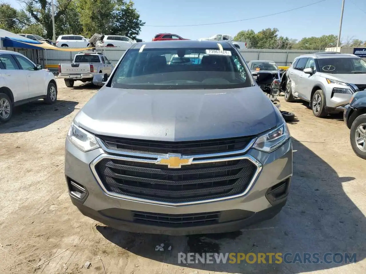 5 Photograph of a damaged car 1GNERFKW5MJ227675 CHEVROLET TRAVERSE 2021