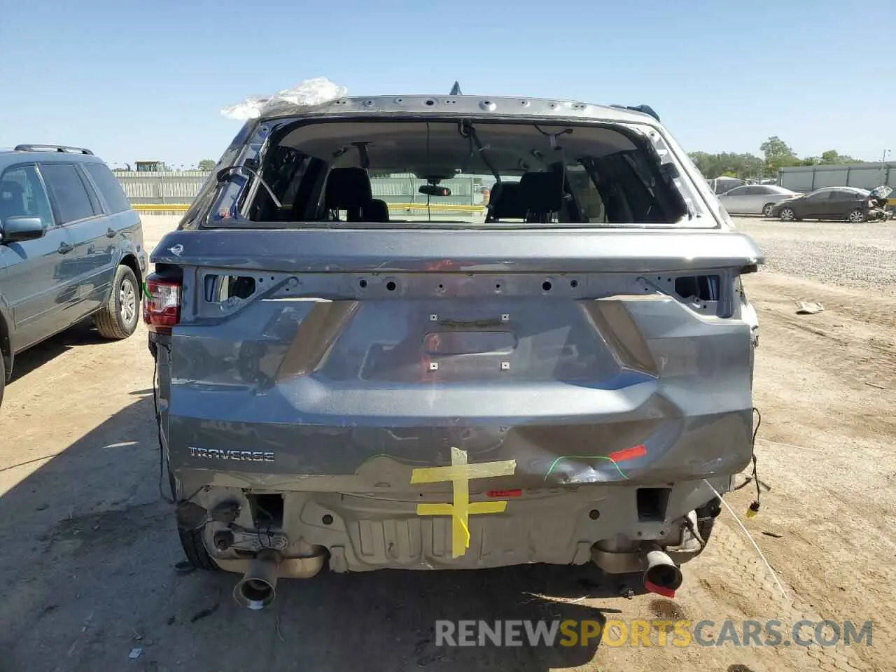 6 Photograph of a damaged car 1GNERFKW5MJ227675 CHEVROLET TRAVERSE 2021
