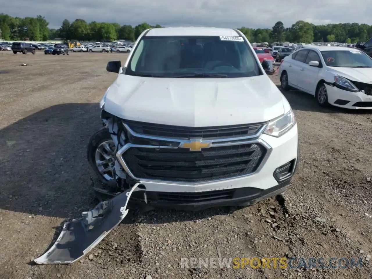 5 Photograph of a damaged car 1GNERFKW5MJ246582 CHEVROLET TRAVERSE 2021