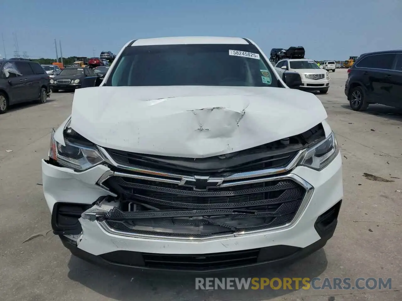 5 Photograph of a damaged car 1GNERFKW6MJ164585 CHEVROLET TRAVERSE 2021