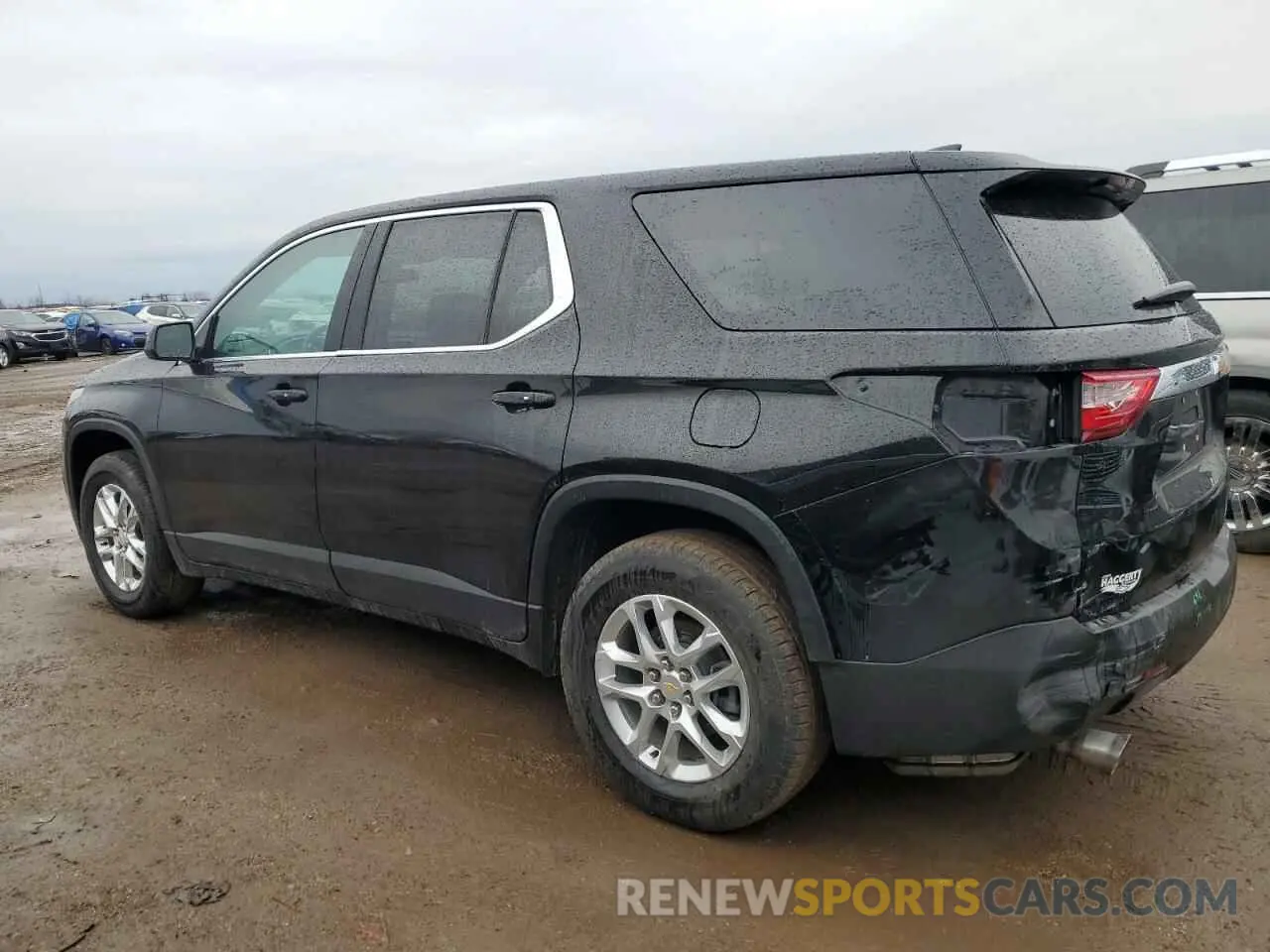 2 Photograph of a damaged car 1GNERFKW6MJ190703 CHEVROLET TRAVERSE 2021