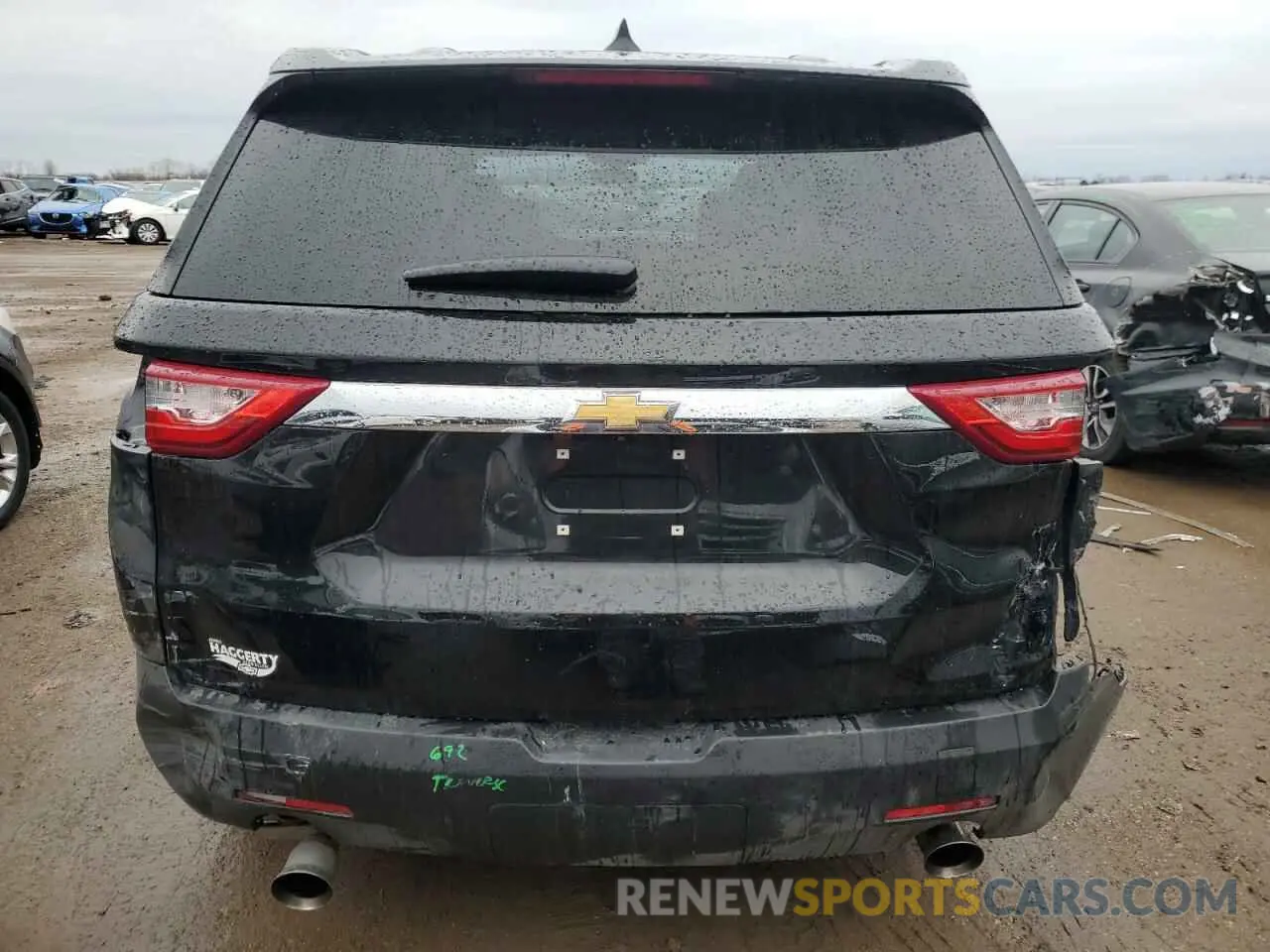 6 Photograph of a damaged car 1GNERFKW6MJ190703 CHEVROLET TRAVERSE 2021
