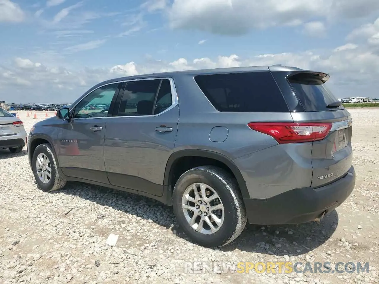 2 Photograph of a damaged car 1GNERFKW7MJ160531 CHEVROLET TRAVERSE 2021