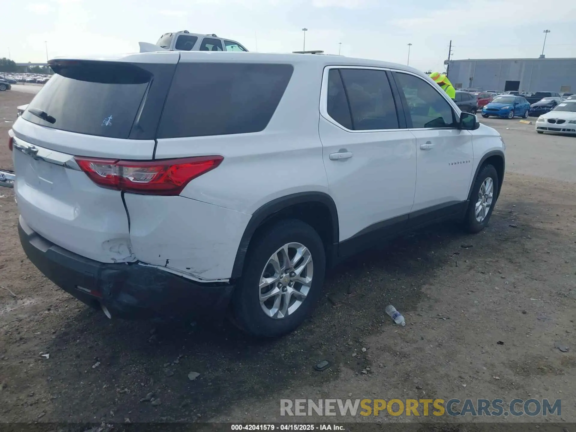 4 Photograph of a damaged car 1GNERFKW7MJ169763 CHEVROLET TRAVERSE 2021
